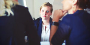 A manager delegating tasks